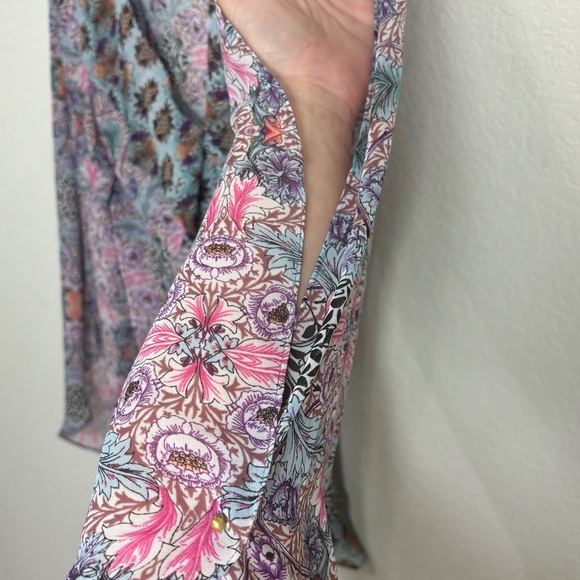 Boston Proper Vintage Sheer Ruffle Blouse XXS - Picture 8 of 10